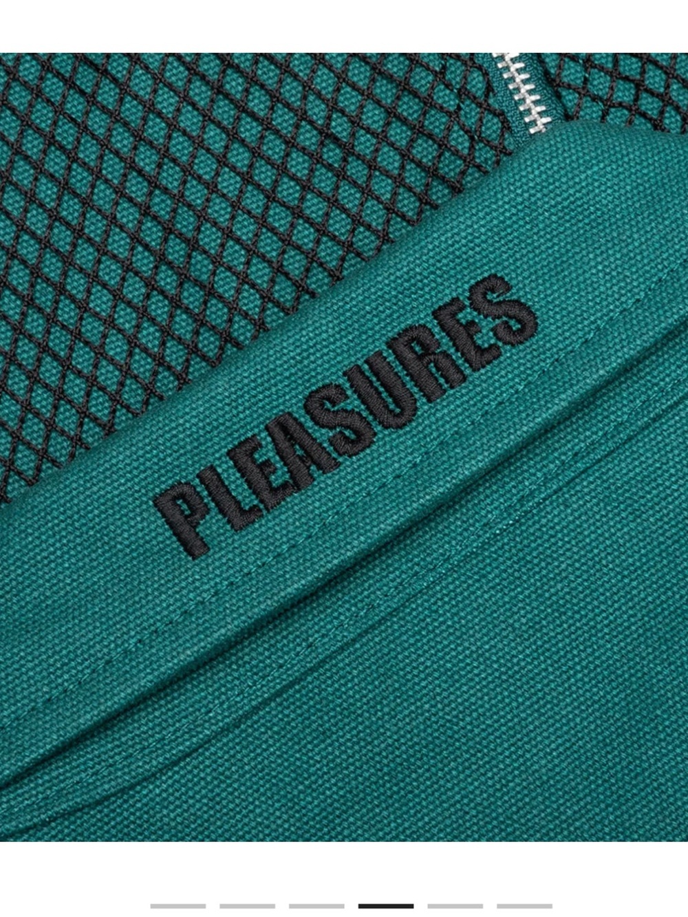 Pleasures Flirt Workwear Green Zip-Front Jacket - Picture 4 of 10